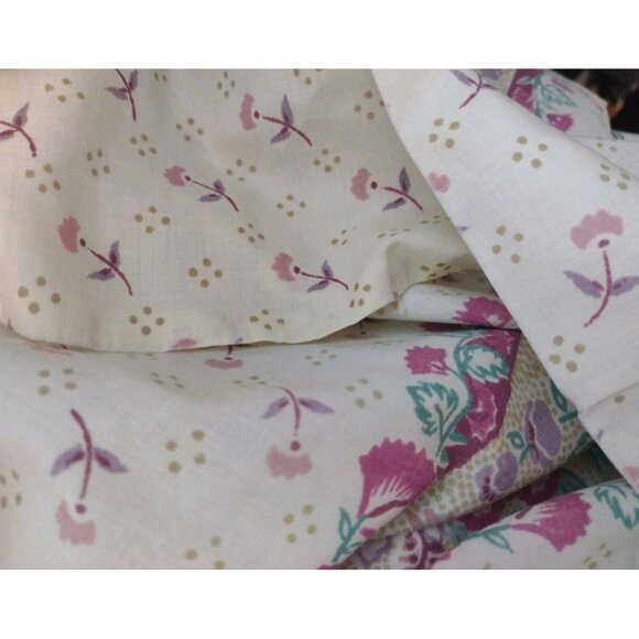 Vintage Fieldcrest Floral Pillowcases USA Cottagecore Cotton READ - Picture 4 of 4